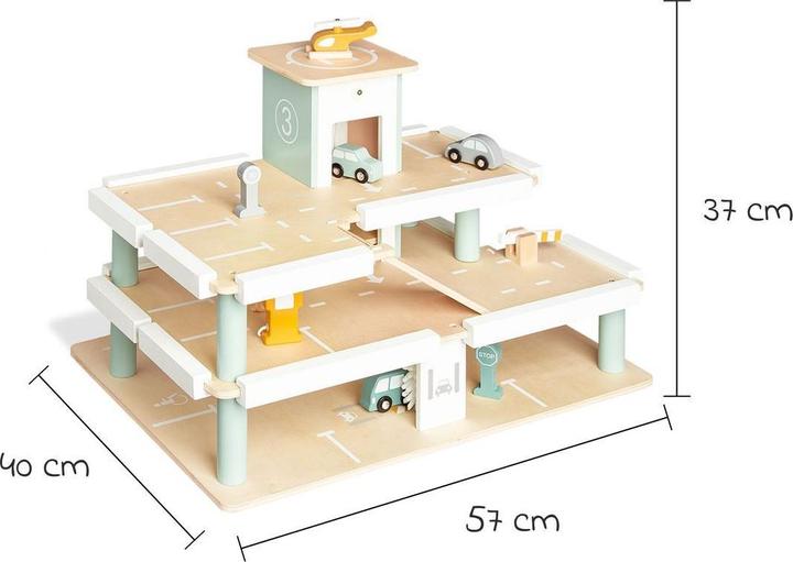 Produktbild Pinolino Parkhaus 'Kurt' mit Zubehör
