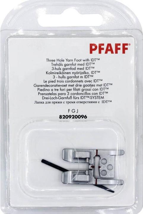 Produktbild Pfaff Drei-Loch-Garnfuss für Gruppe F G J L