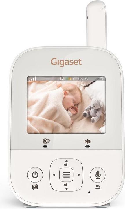 Actual product image Gigaset Baby 300 Video-Babyphone cream white/warm grey (Video & Audio, 300 m)
