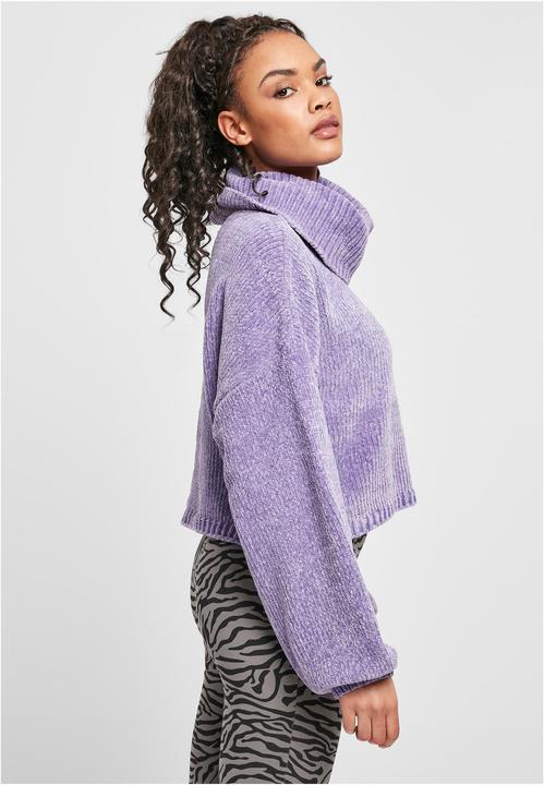 Immagine prodotto Urban Classics Maglione corto da donna con collo alto in ciniglia - 13801 (XXL)