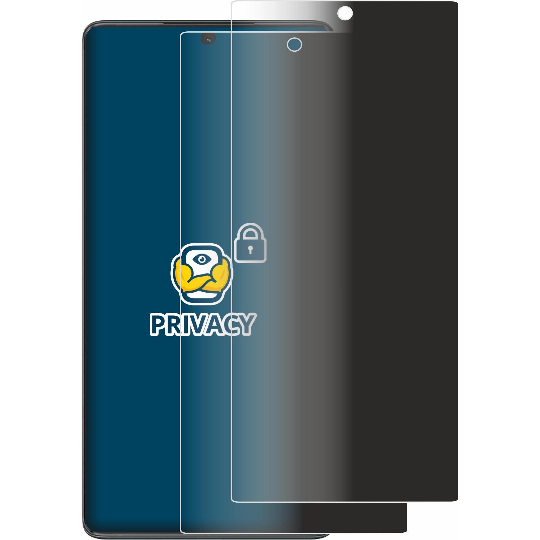 Thumbnail - BROTECT Sichtschutzfolie Anti-Spy Privacy Folie Blaulicht-Schutz (2 Stück, Motorola Moto G85), Smartphone Schutzfolie, B...