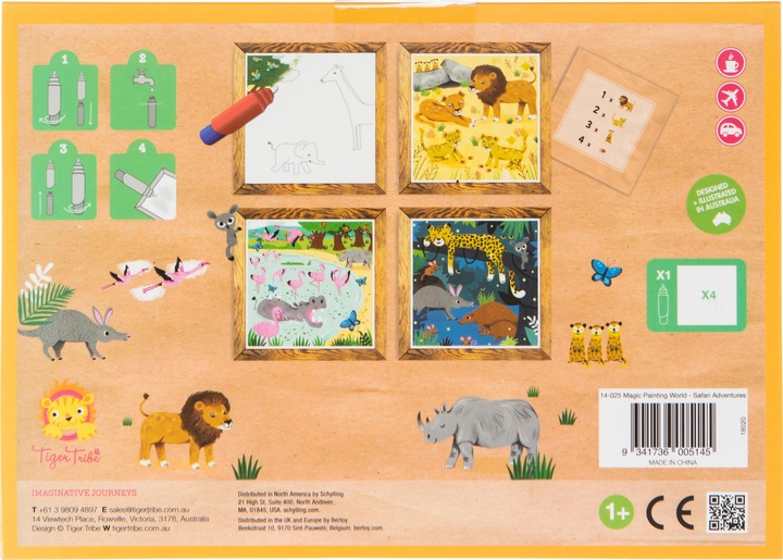Produktbild Selecta Spielzeug Magisches Malen - Safari-Abenteuer