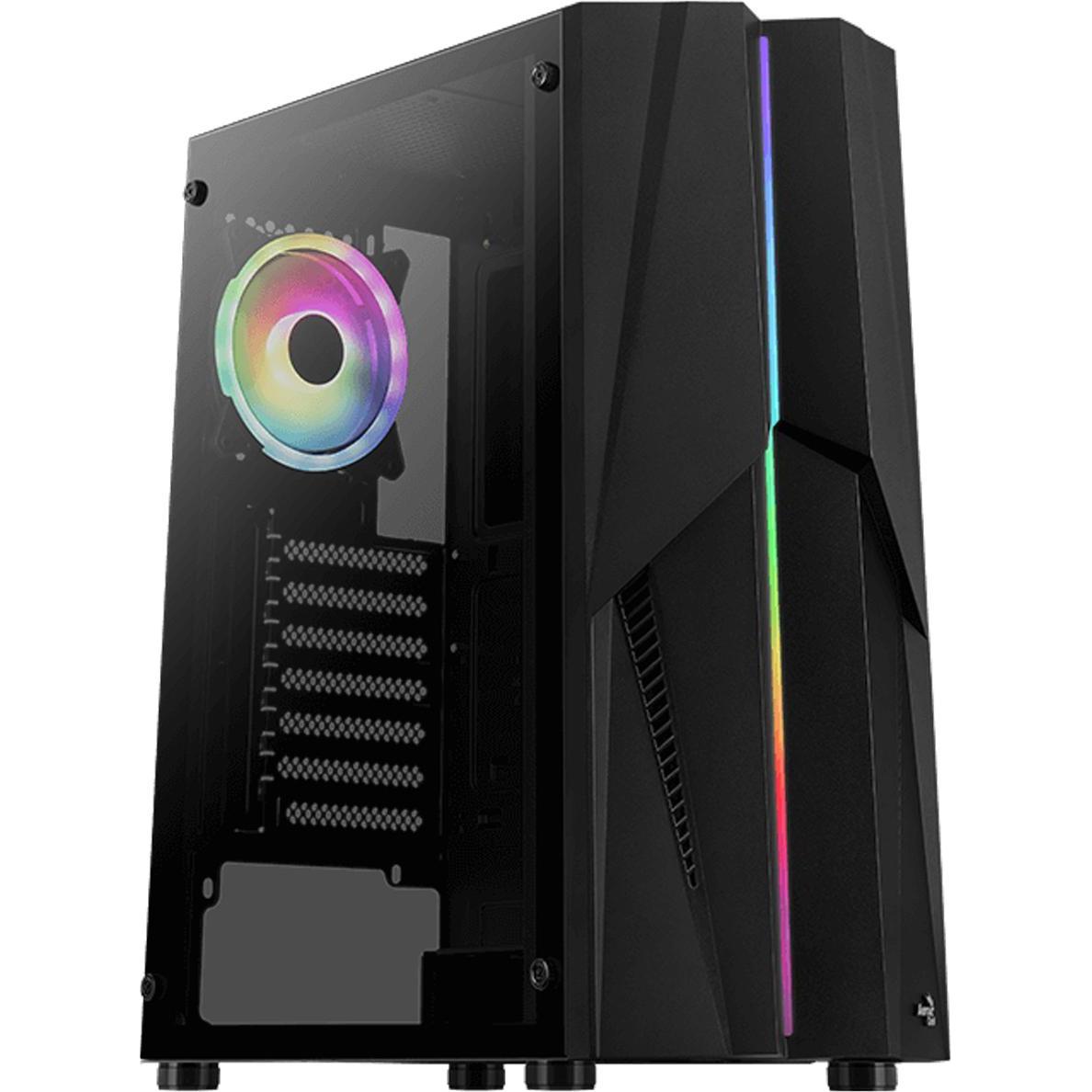 AeroCool Mecha (ATX, Mini-ITX, Mini-ATX, Micro-ITX), PC Gehäuse, Schwarz