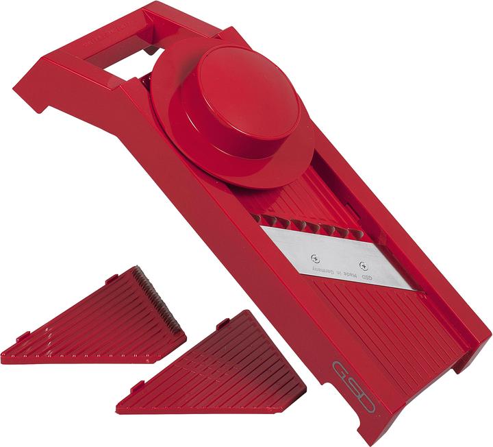 GSD Universal-Gemüsehobel „3-in-1“ rot