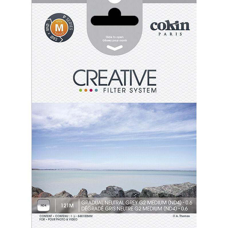 Cokin Filter P121M Verlauf 2 ND 4 (84 mm, ND- / Grauverlauffilter, 100 mm), Objektivfilter, Grau