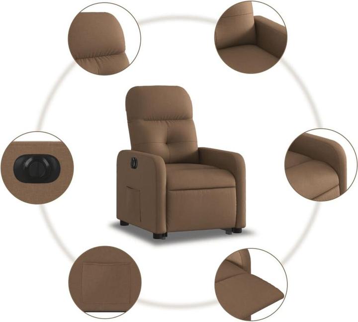 Image du produit vidaXL Relaxsessel mit Aufstehhilfe