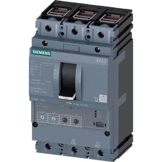 Siemens, Schutzschalter, Leistungsschalter 63A 3p 25-63A/In IP40 3VA2163-0HN36-0AA0