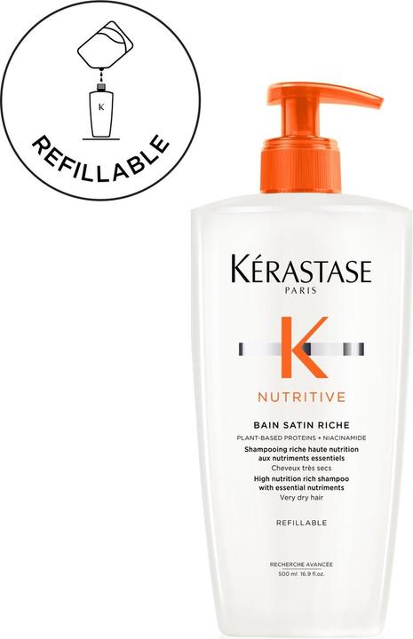 Produktbild Kérastase Kerastase Nutritive Bain Satin Riche (500 ml, Flüssiges Shampoo)