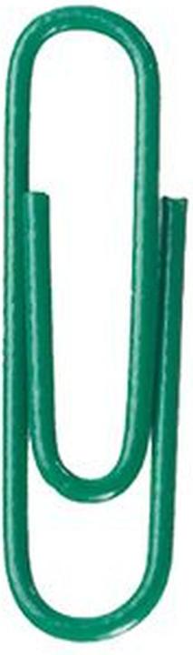 Produktbild Alco Briefklammer Metall kunststoffüberzogen 26mm dunkelgrün VE=100 Stück (100x)