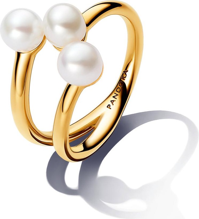 Immagine prodotto Pandora Anello aperto con perle d'acqua dolce trattate (52)