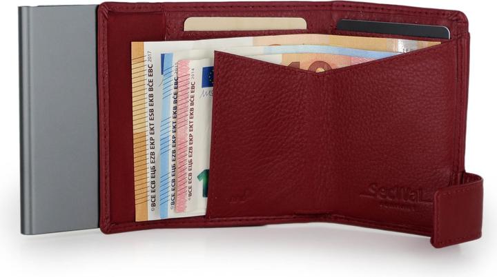 Immagine prodotto SecWal 1 Kreditkartenetui Geldbörse RFID Leder 9 cm