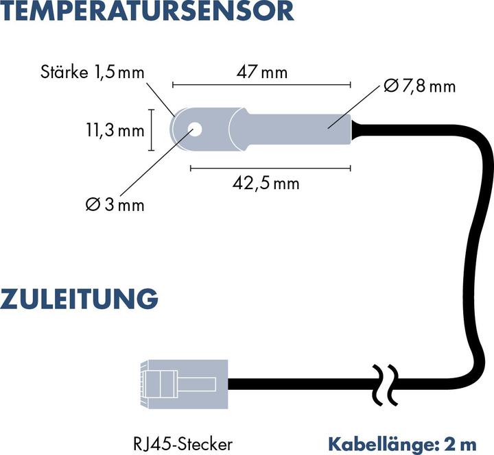 Produktbild H-Tronic Temperaturschalter TS125, Version 3