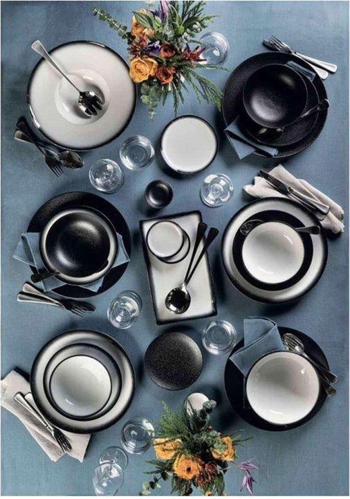 Produktbild Maxwell & Williams Pasta- und Suppenteller Caviar Black (10 x, 28 cm)