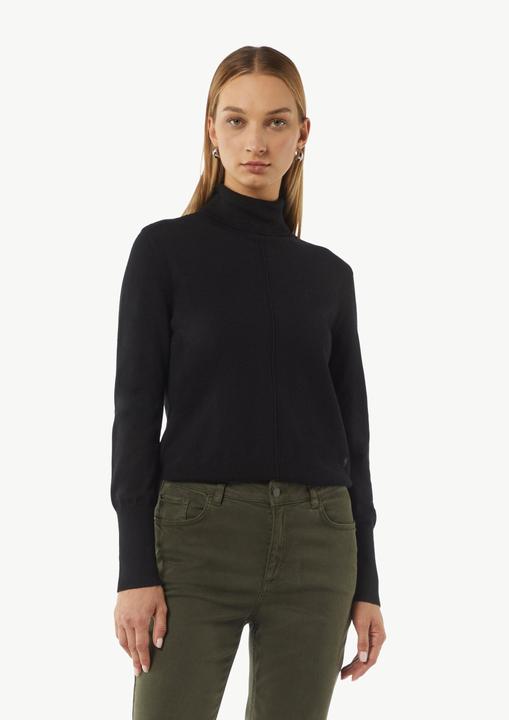 Produktbild Comma Strickpullover Rollkragenpullover mit Biesen und Rippdetails (38)