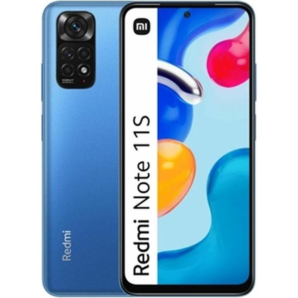 Xiaomi Redmi Note 11S (64 GB, Twilight Blue, 6.43", Dual SIM, 4G), Smartphone, Blau