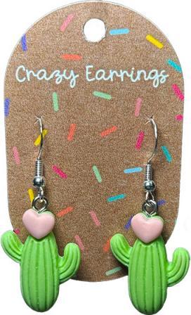 Trend Import Ohrringe Kaktus - Crazy Earrings von Trendimport