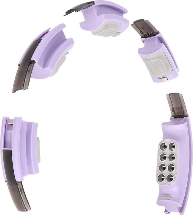 Image du produit HMS Hula Hop HHM13 avec aimants poids et contrepoids violet (40 cm, 400 g)