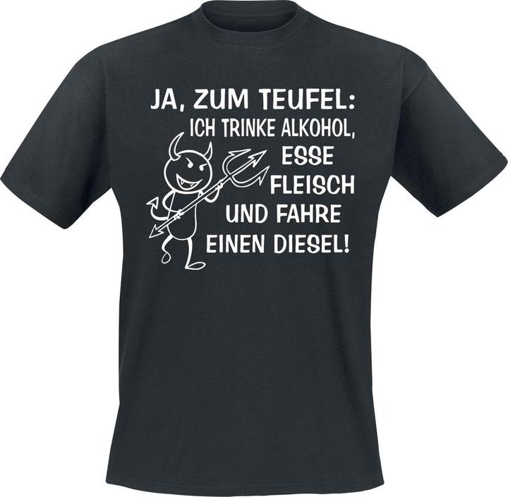 Produktbild Gaming-Sprüche Ja, zum Teufel (L)