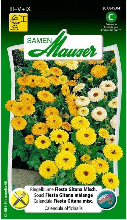 Samen Mauser Ringelblume Fiesta Gitana Misch. (Pflanzensamen)