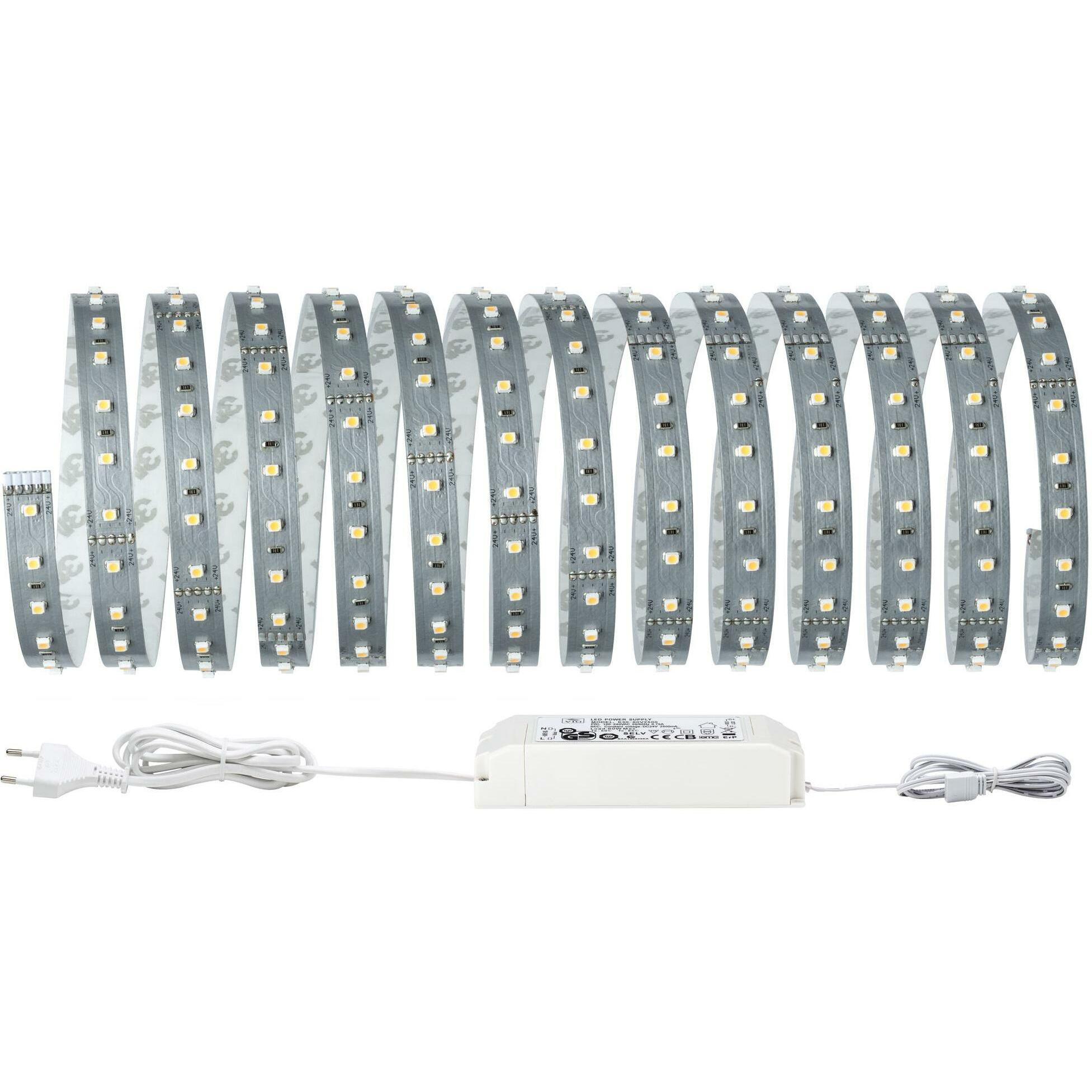 Paulmann, LED Streifen, MaxLED 500 Stripe Set (Tageslicht, 500 cm, Indoor)
