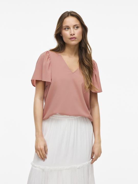 Immagine prodotto Vila V-Ausschnitt Oberteil mit kurzen Ärmeln (38)