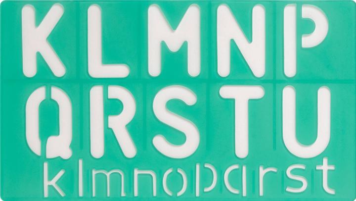 Produktbild Linex Schriftschablone Standart (5.50 cm)