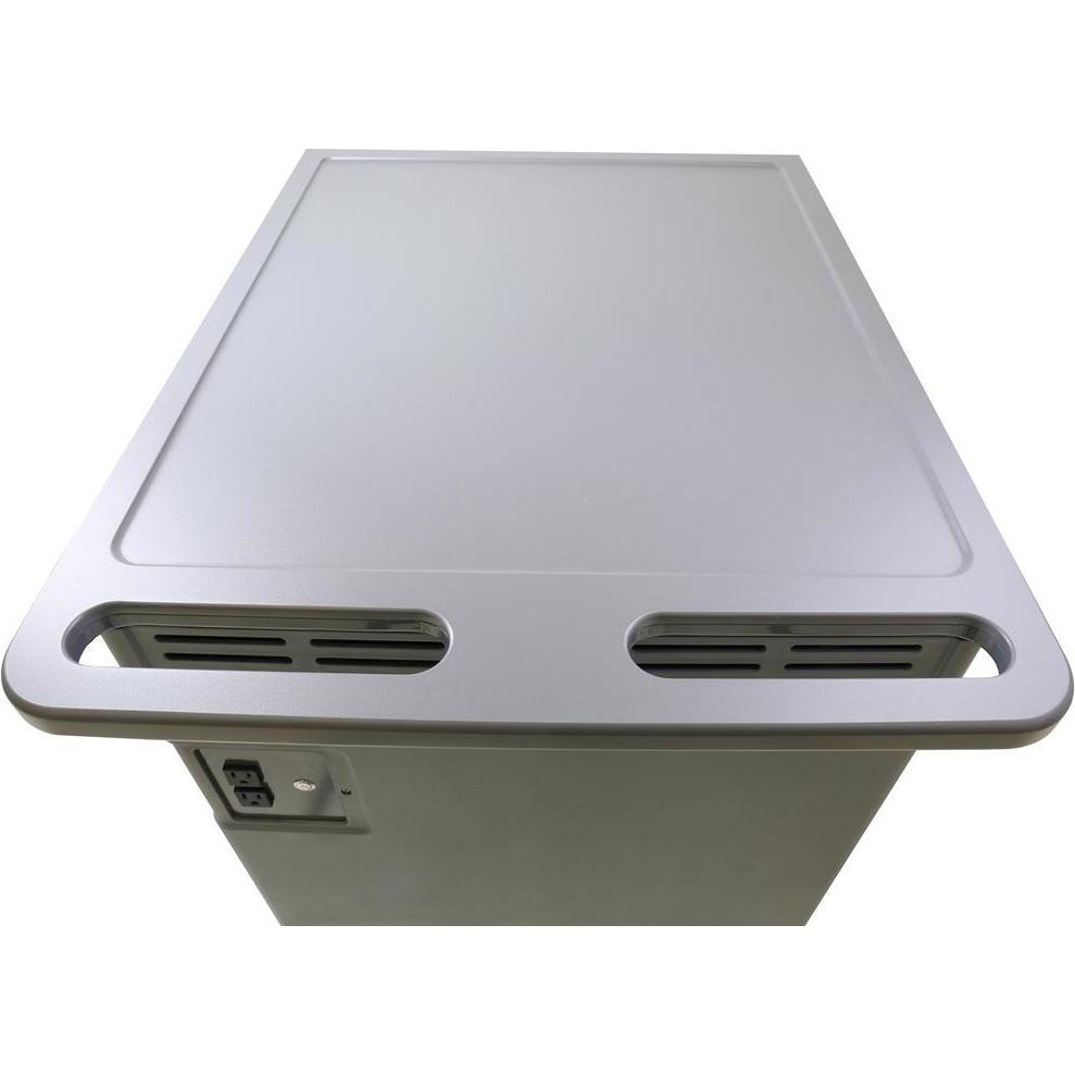 Thumbnail - Ergotron Zip40 Charging Cart EU Plug, Notebookwagen, Silber
