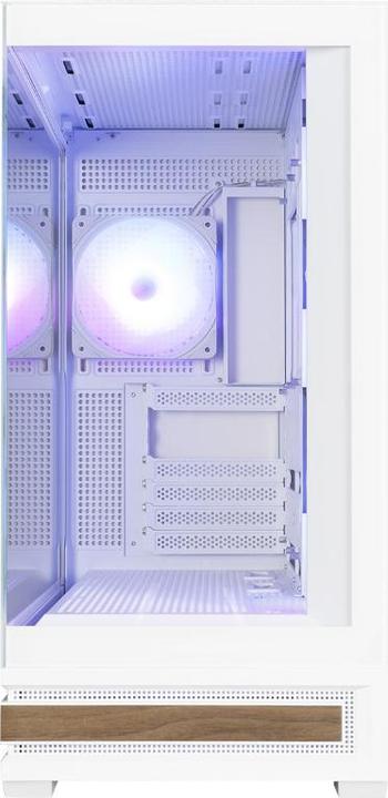 Actual product image Zalman Boitier Moyen Tour ATX P40 Namu RGB avec panneaux vitrés (Blanc) (mATX, Mini-ITX, ATX)