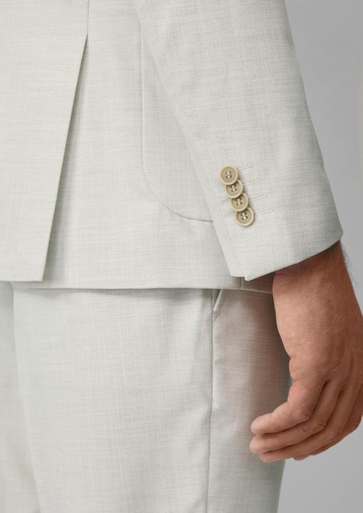 Produktbild S.Oliver Indoor-Sakko s.O PURE: Zweireihiges Sakko im Slim Fit (48)