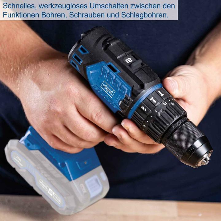 Produktbild Scheppach Akku-Schlagbohrschrauber BC-CD60-X (DIY) (Akkubetrieb)