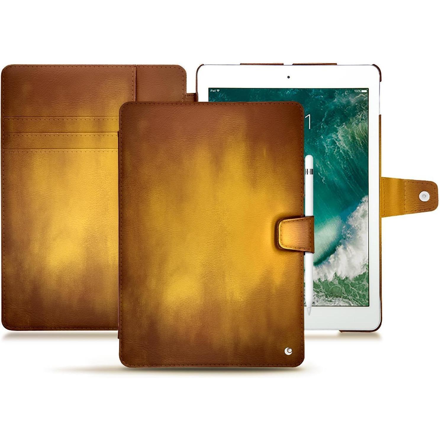 Noreve Lederschutzhülle Wallet (iPad Air 2019 (3. Gen)), Tablet Hülle, Gold