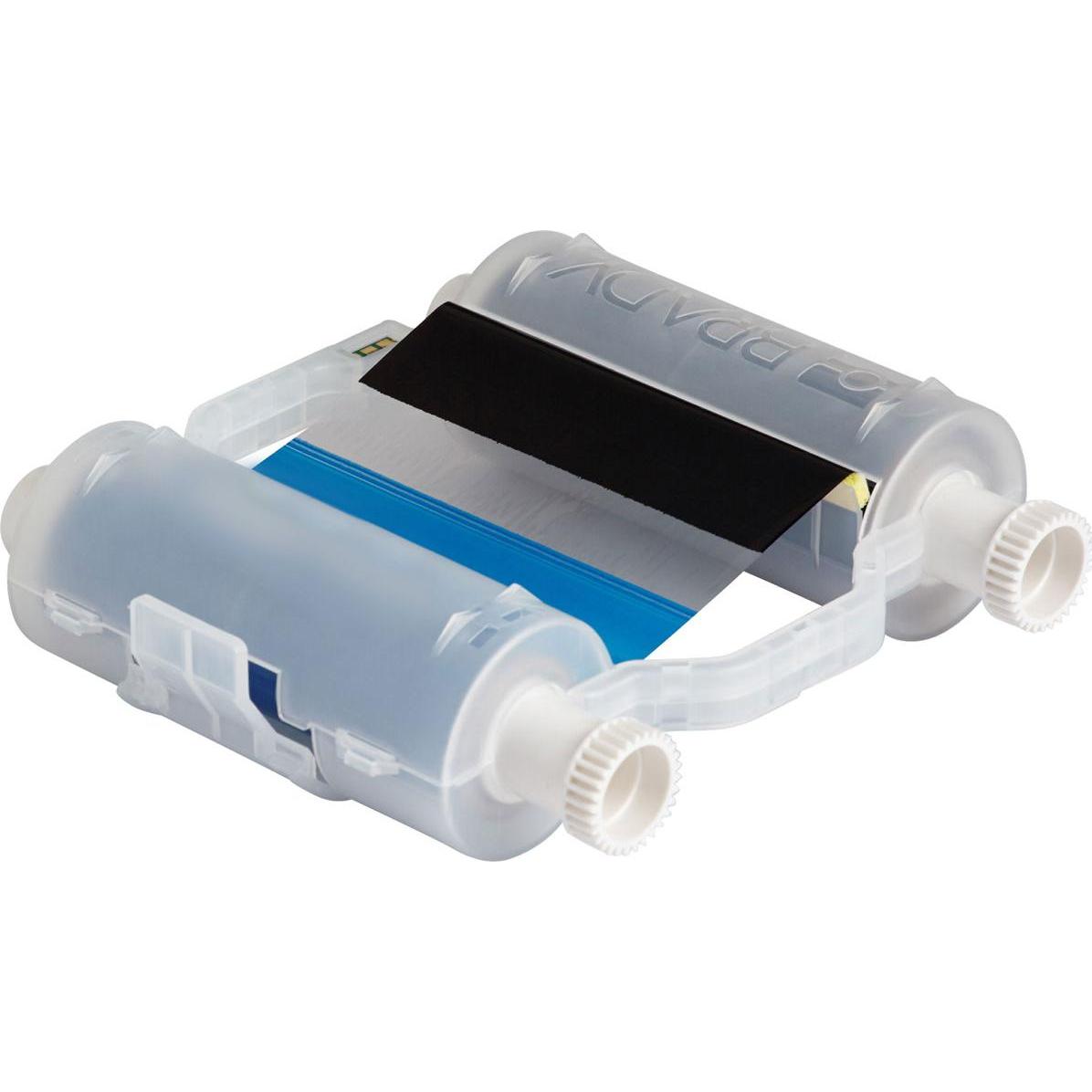 Brady B30-R10000-KB-16, Farbband, Schwarz und Blau, 110.00 mm x 60.00 m, 400.00 mm Farbfeldlänge (11 cm) (B30-R10000-KB-16)