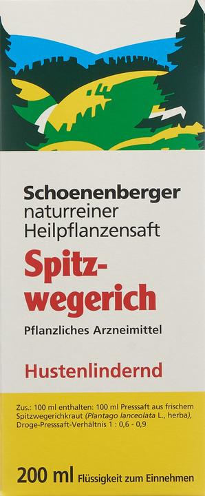 Produktbild Schönenberger Spitzwegerich Heilpflanzensaft Saft