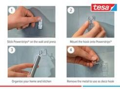 Produktbild tesa Powerstrips Klebehaken Small