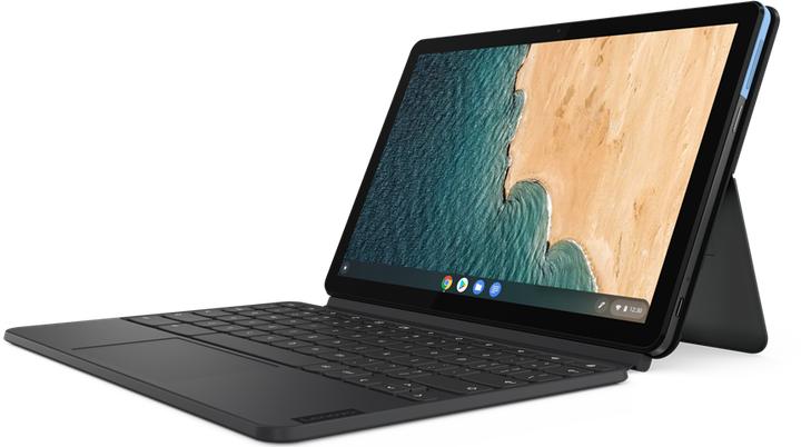 Produktbild Lenovo IdeaPad Duet Chromebook (10.10", 128 GB, Ice Blue, Iron Grey)