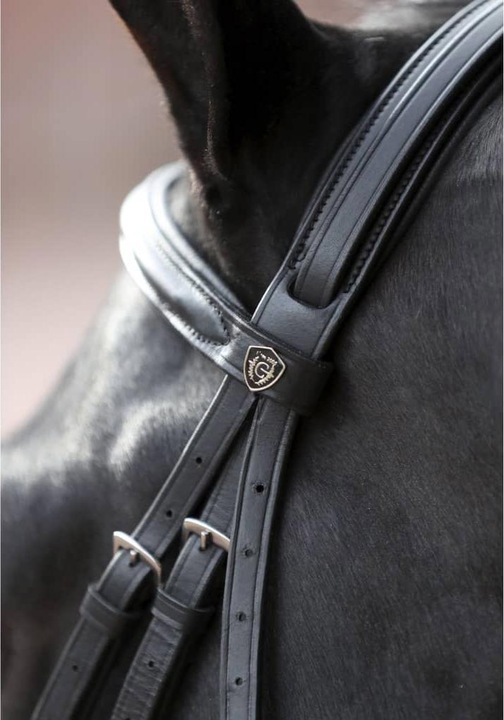 Actual product image Kerbl Snaffle bridle Cancun black, Cob