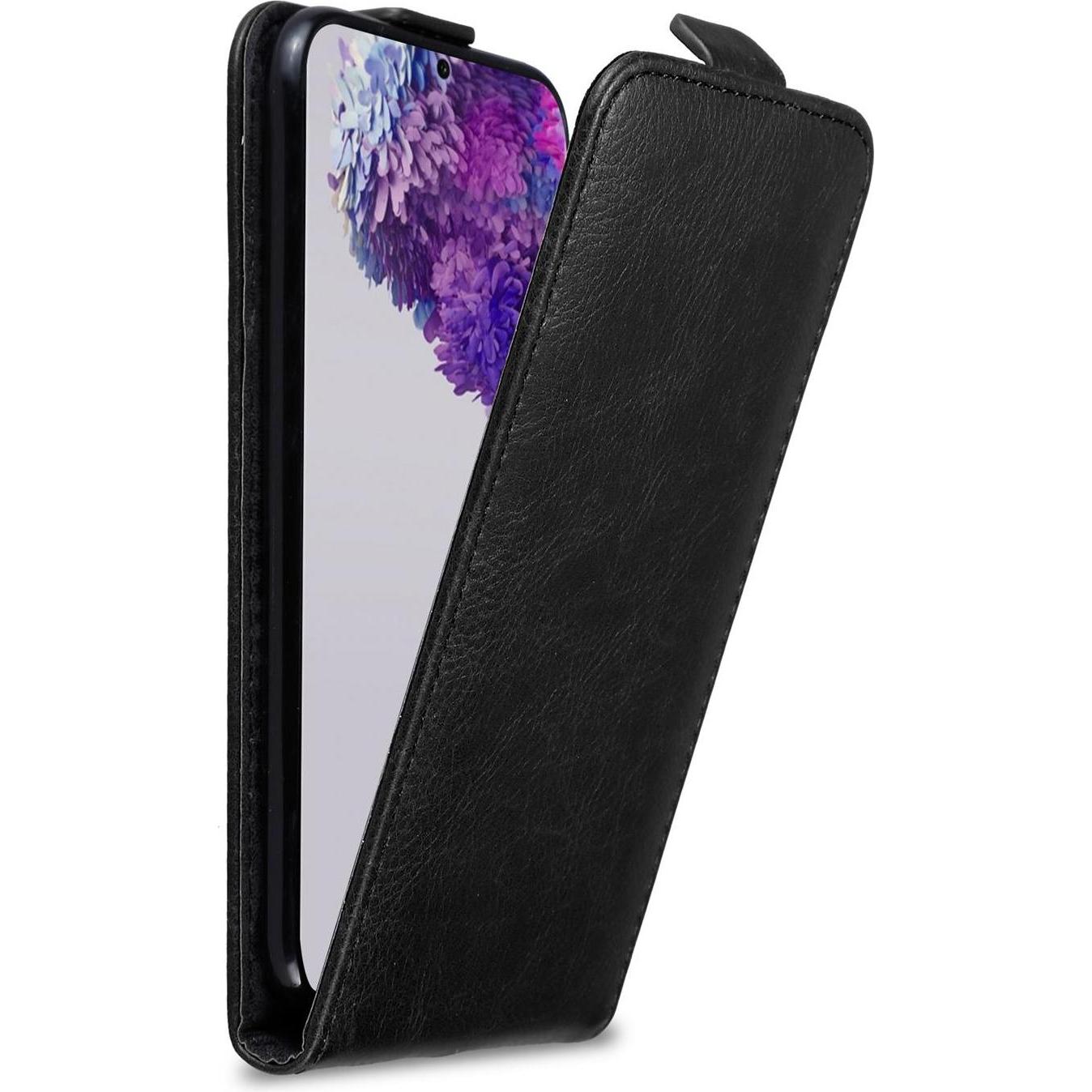 Cadorabo Flip wie Invis Cover (Samsung Galaxy S20 Ultra), Smartphone Hülle, Schwarz