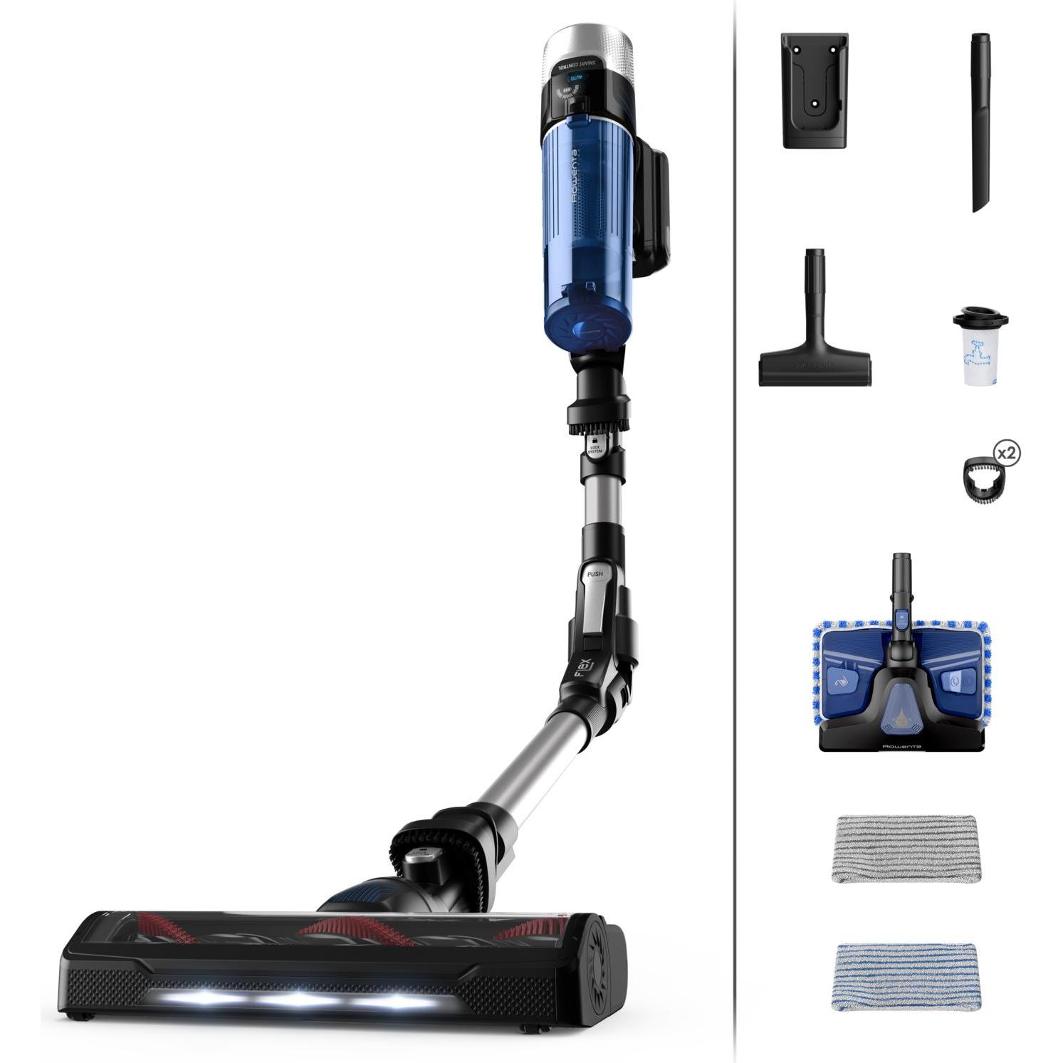 Rowenta RH20C0 X-Force Flex 9.60 Aqua, Staubsauger, Blau
