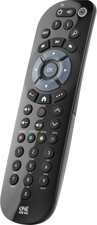 Produktbild One for All Ersatzfernbedienung Sky (Gerätespezifische Fernbedienung, Infrarot)