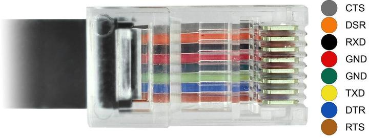 Image du produit Delock Câble de console USB-C à RJ-45, 2m (2 m)