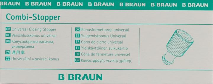 Image du produit Braun Medical Combi cône de fermeture blanc Luer-Lock, 100 pièces