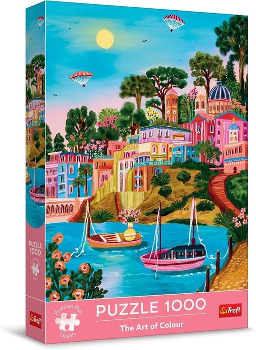 Actual product image Trefl Puzzle Premium Plus 1000 - Modern: Syros, Greece (1000 pieces)