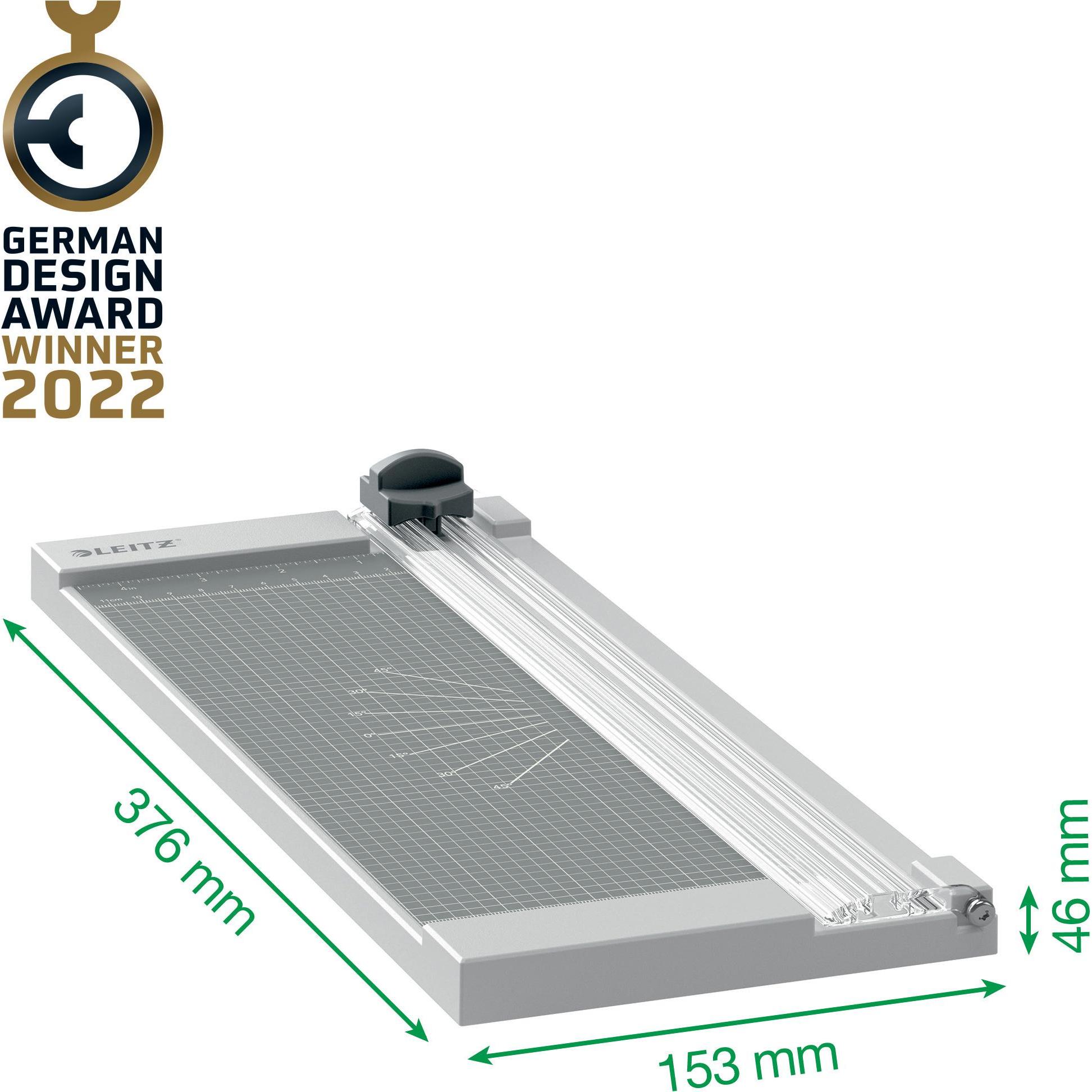 Thumbnail - Leitz Precision Home (8 Blätter, A4), Schneidemaschine, Grau
