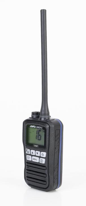 Actual product image Jopix Portable marine radio MARINE 242P, 156.000-162.000 MHz, Scan, ASQ, Dual-Tri Watch, AAA battery