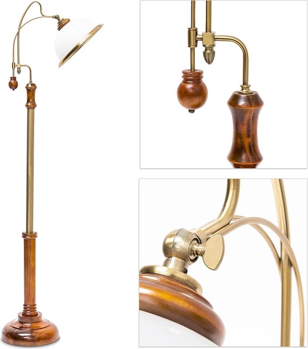 Actual product image Relaxdays Floor Lamp Art Nouveau (E27)