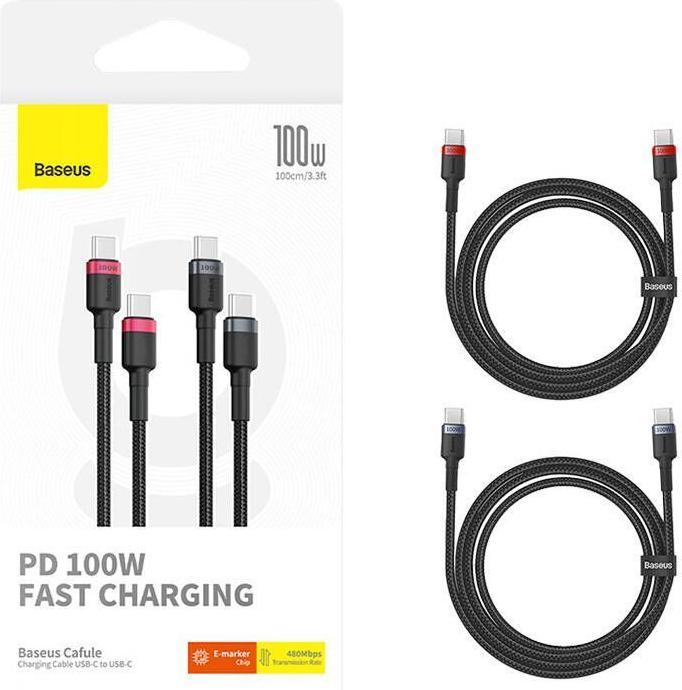 Immagine prodotto Baseus USB C - USB C (2 m, USB 2.0, 100 W)