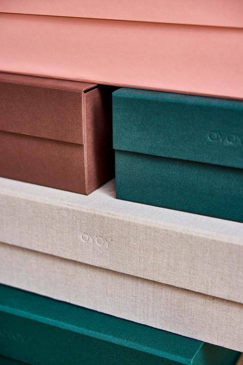 Produktbild OYOY Living Aufbewahrungsbox Hako A3, Dunkelgrün (22 l)