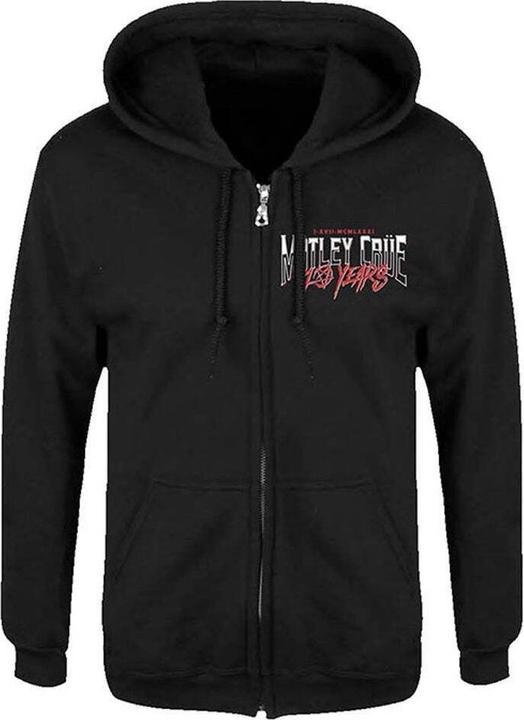 Produktbild Motley Crue 40 Years Hoodie mit durchgehendem Reissverschluss (XL)