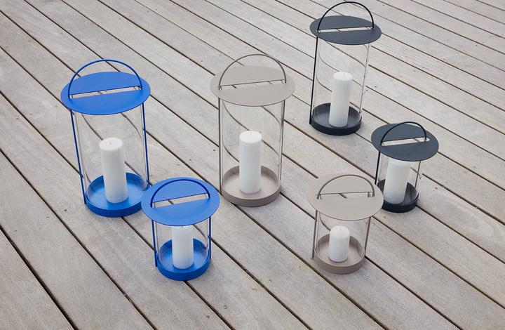 Immagine prodotto OYOY Living Lanterna Maki piccola 29 cm, blu