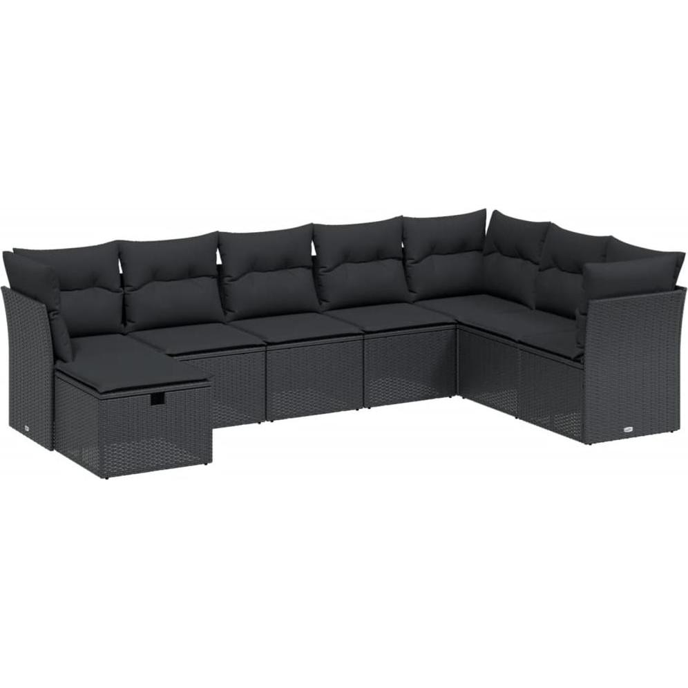 VidaXL, Gartenlounge, 10-tlg. Garten-Lounge-Set mit Kissen